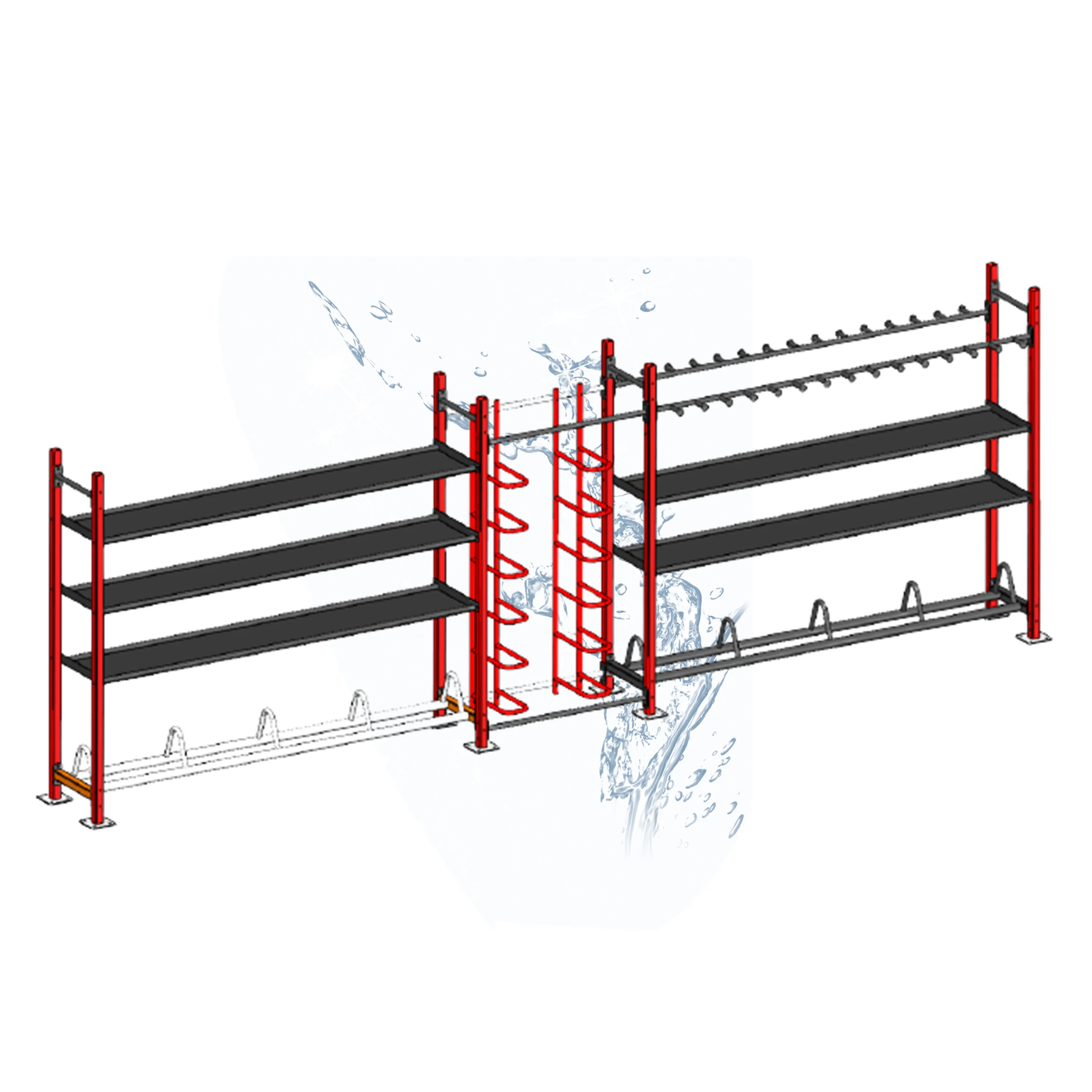 

New Fashion Big Commodity Shelf Sport Machine Rack Fitness Equipment Manufacturer with best quality and lower price, Customized color