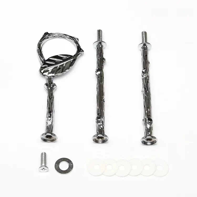 

New Arrival Three Sections Fruit Cake Snack Stand Europe Style Gold White 3 Sections Cake Stand Tray Cake Stand