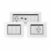 Hot sale General-Purpose european electrical wall modular socket and switch