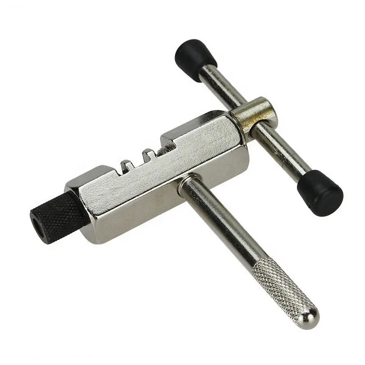 

Bicycle Chain Pin Splitter Device Remover Cycle Solid Repair Tool Cycling Bike Chain Cutter Breaker Removal Tools, Silver