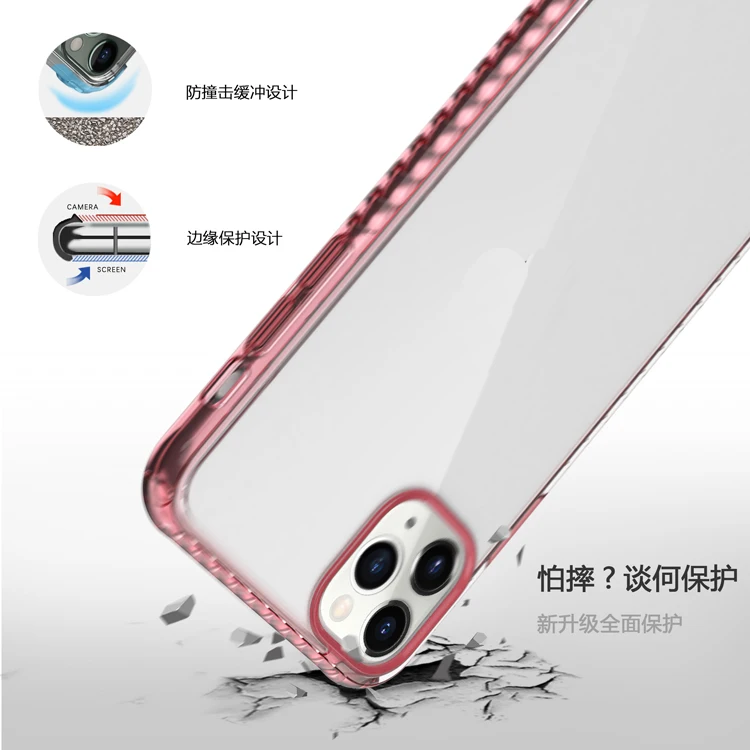 

Military grade shockproof bumper transparent hard pc cell mobile phone accessories cover case for huawei p30 pro lite nova 4e