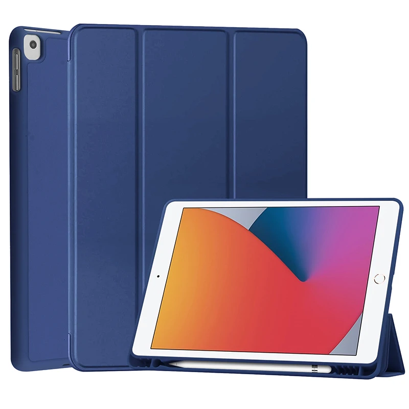 

cover case for iPad air 3 10.5 inch TPU leather tablet case ipad pro 10.5 case with pencil holder