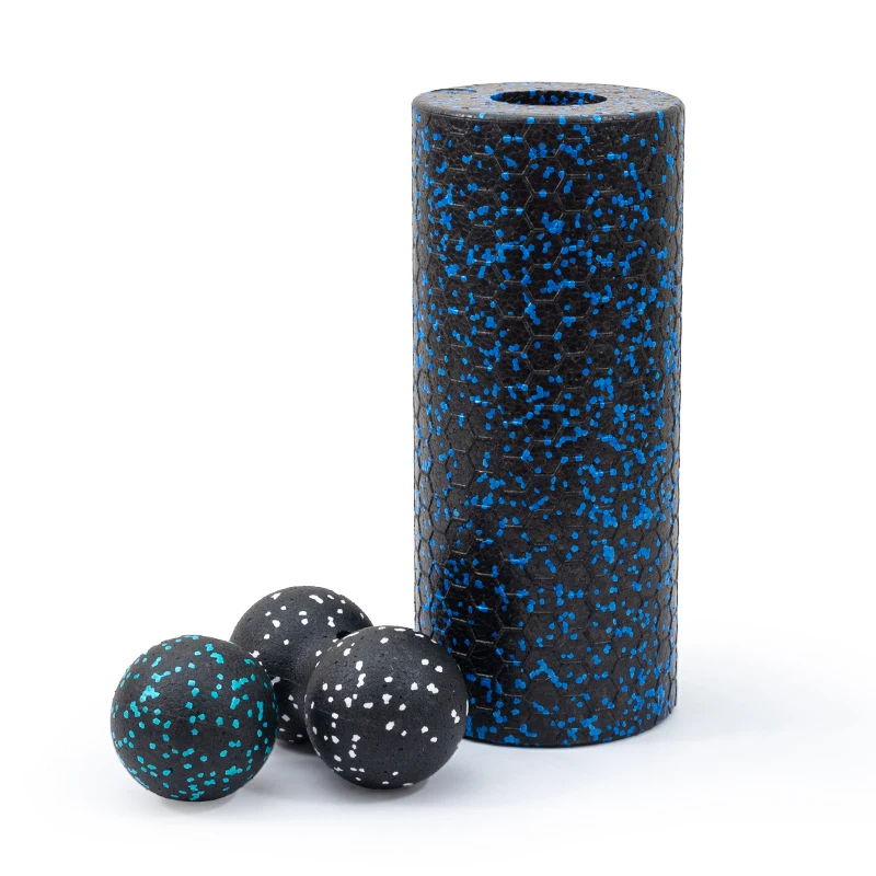 

China Manufacturing Cheap Foam Roller Foam Muscle Rollers With Speckled, Black-blue,black-green,black-red
