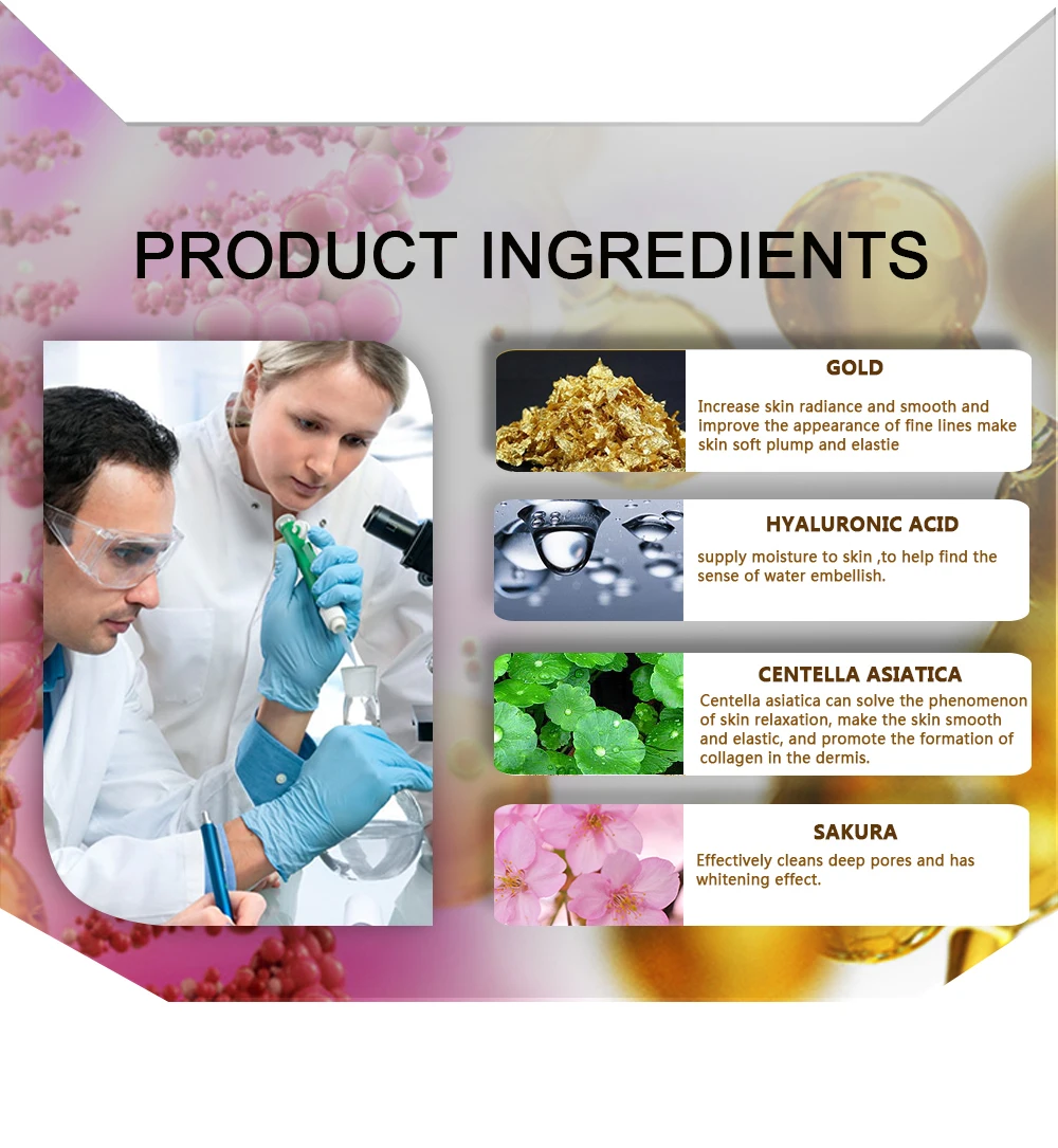 Yoxier 24k Gold And Cherry Blossoms Primer Serum Face Primer Private