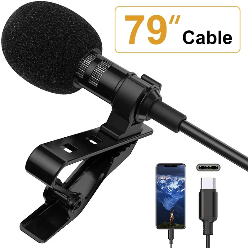 

2020 New product Professional Mobile Phone lapel clip for Podcast or Recording