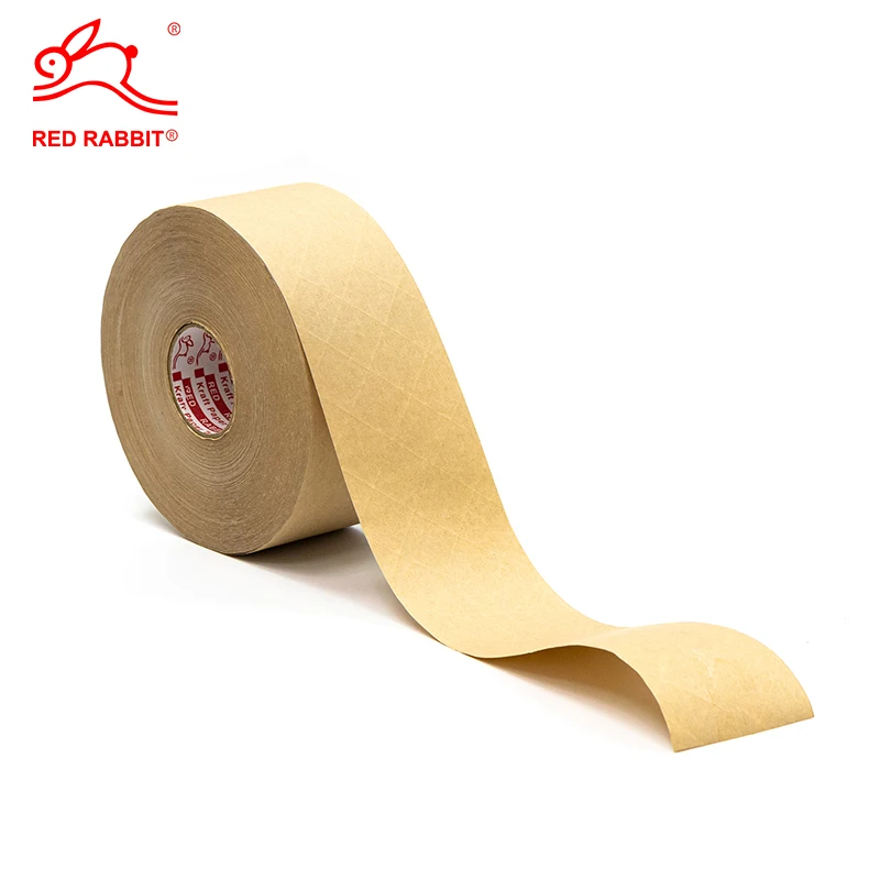 Customized Eco-friendly LOGO Printing Self-adhesive Reinforced Kraft Water Activated Tape