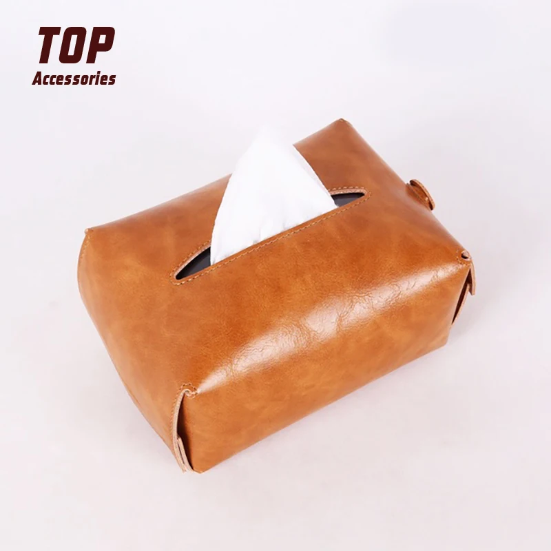 

High Quality Custom Cat Leather Tissue Paper Box