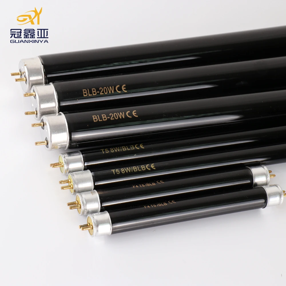 China made 40W T8  fluorescent tube black lamp