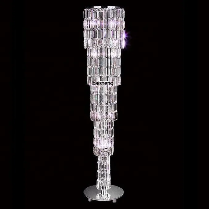 
k9 crystal modern floor lamp lampadaire vloerlamp standing stand lighting classic luxurious luxury for home living room bedroom 