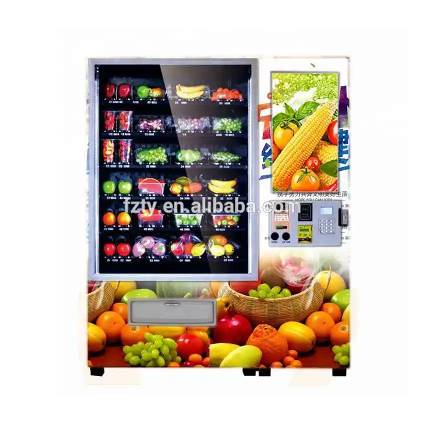 Fresh Food Vending Machine For Fruits Sandwiches With Lift System Buy