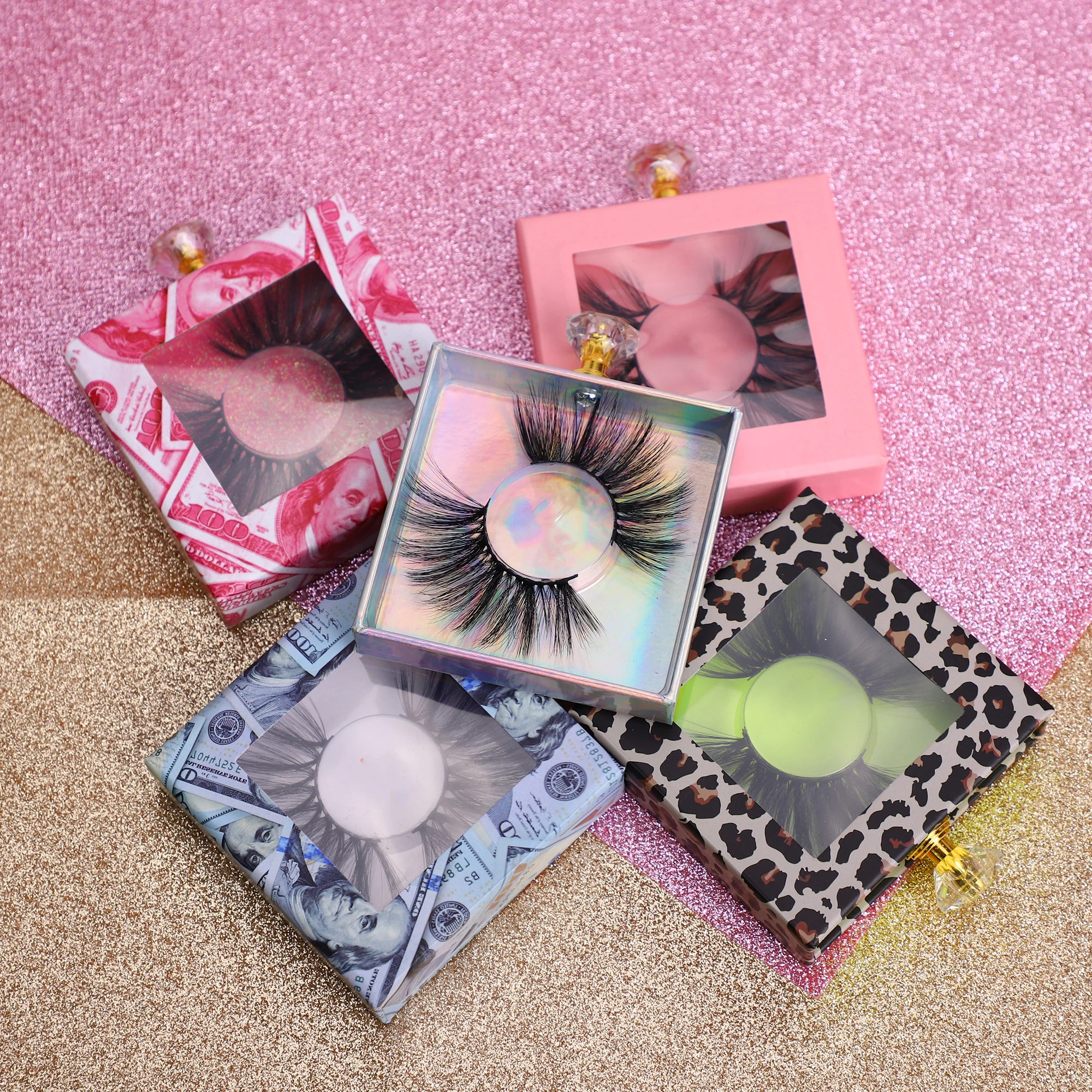 

Wholesale Factory Price 3d Full Strip Hemp Plant Fiber Lashes Faux Mink Eyelashes Vendor Customized Boxes, Natural black