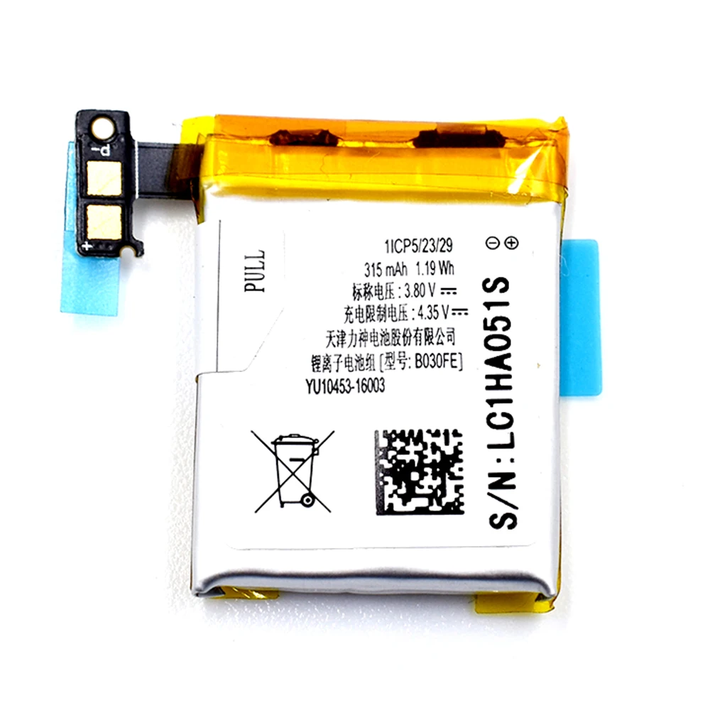 

Original Samsung Battery Gear 1 SM-V700 For Samsung Galaxy Gear1 V700 SMV700 Authentic Replacement Battery B030FE b030fe 315mAh