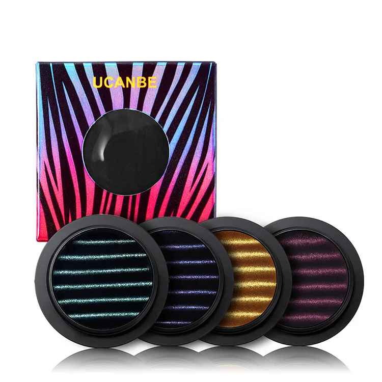 

New product 3D magnet single color eyeshadow palette cross-border spot supply, 4 colors