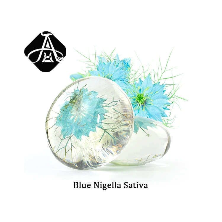 

AH Amino Acid Blue Nigella Sativa Transparent Petals Flower Soap for Face