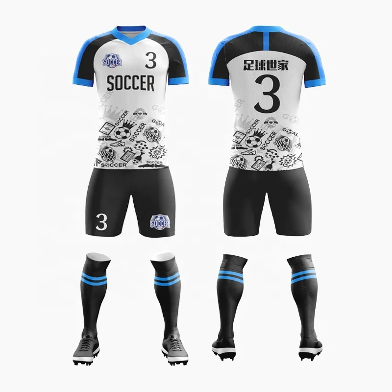 

Top Quality Dry fit cheap sublimated blank custom thai quality soccer jersey, Muti color