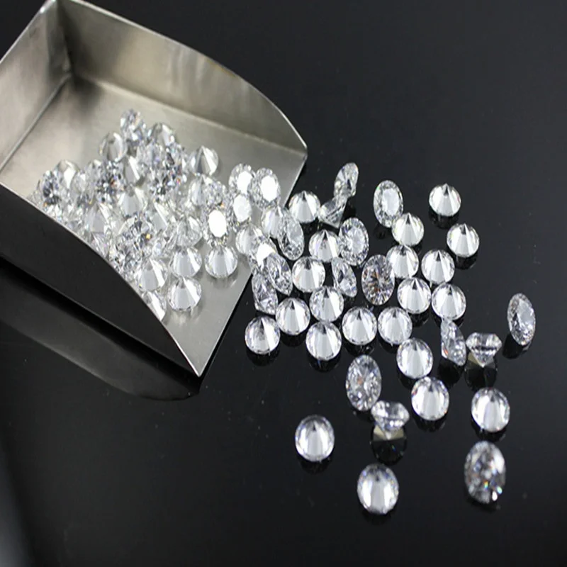 
Wholesale Price Polished Synthetic Hpht Cvd Round Cut Loose Diamond 