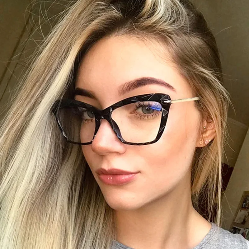 

Wholesale Popular European And American Fashion New Vintage Cat Eye Women Eyeglass Frame, Custom colors