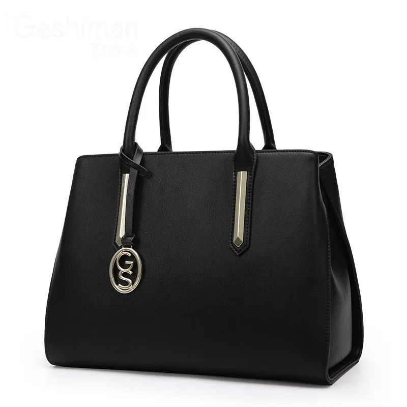 

Factory Custom Large Capacity Genuine Leather Sling Bag Women Shopper Tote Bags Women Handbags Shoulder