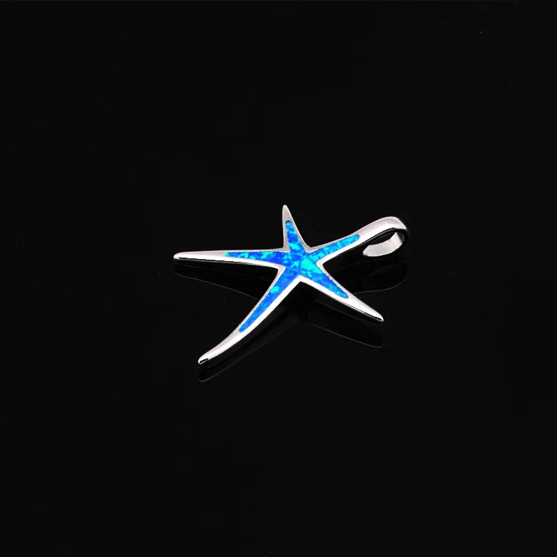 starfish opal pendant