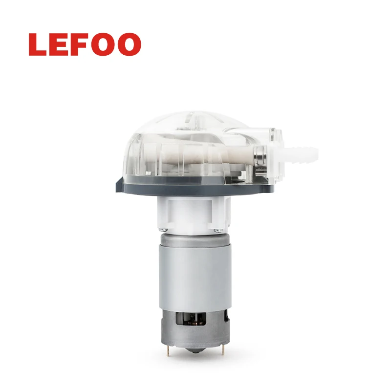 For LFP402/DB 12V/24V High-Precision Mini Coffee Machine Pump OEM Low Noise DC Brushed Motor Beverage Industry Peristaltic