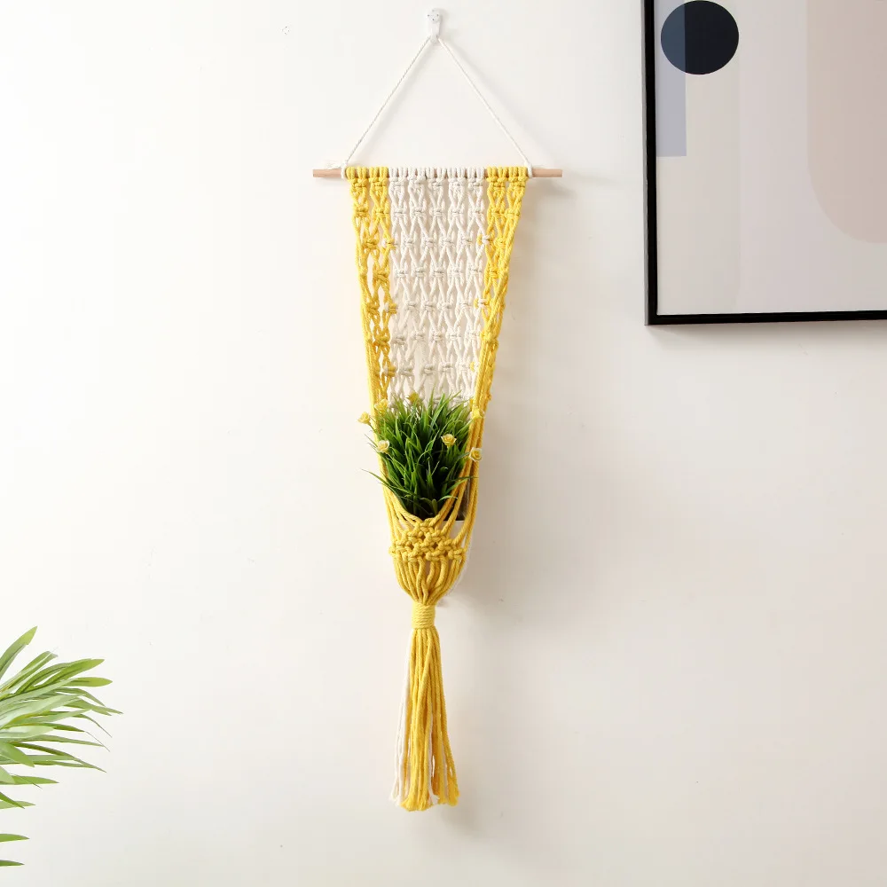 

Hot Sale High Quality High Selling hanging flower baskets 16 inch hanging basket Hand made hanging baskets