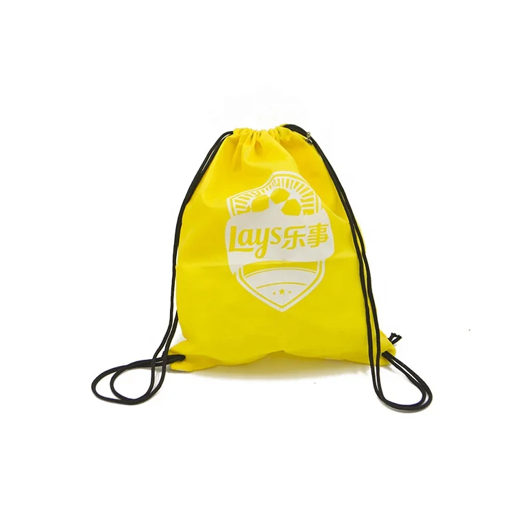 

Promotional new product custom drawstring bag small backpack non woven drawstring bag, Customized color