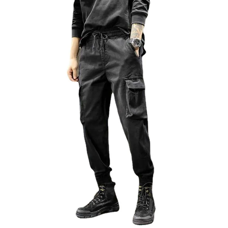 

2022 Latest Design jogger pants for men Trendy cargo pants Casual chinos trouser for men