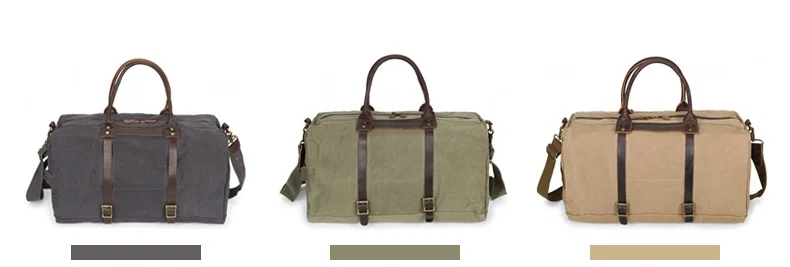 travel leather duffle bag