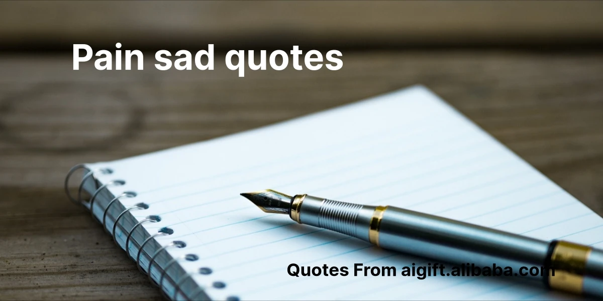 pain sad quotes