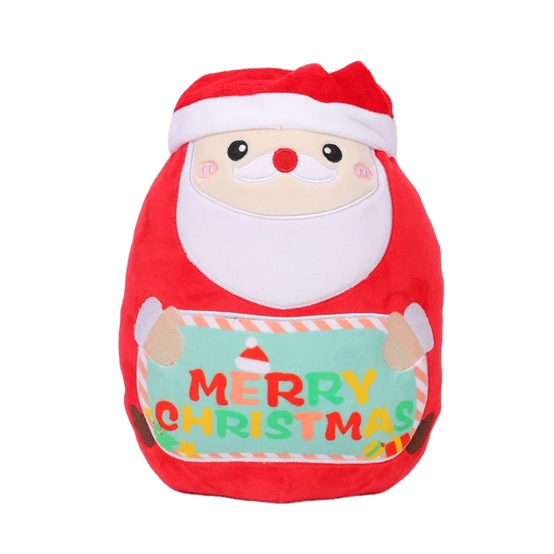 

2023 Hot Sale New style Christmas Pillow Series Lovely Soft Stuffed Animal Plush Toy Gifts Merry Christmas Cute Santa Elk Plush