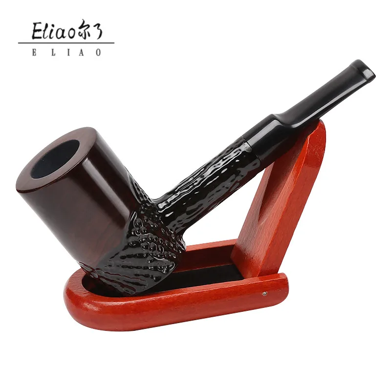 

Yiwu Erliao New Style Pipes Smoking High Grade Handmade Pipes Smoking Tobacco Wooden Smoking Tobacco Pipes, As the picture show