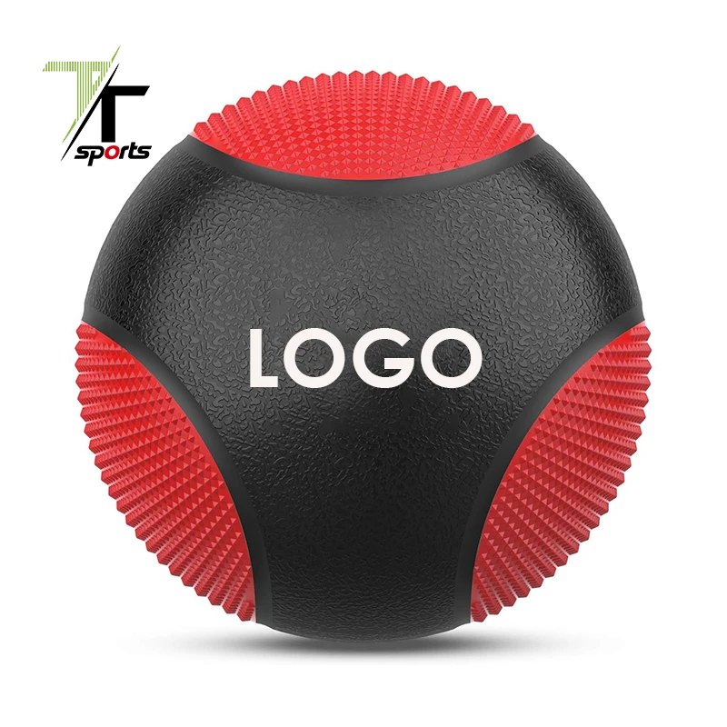 

TTSPORTS Fitness Training 1kg 2kg 3kg 4kg 5kg 6kg 7kg 8kg 9kg 10kg Solid Rubber Medicine Slam Ball, Blackor customized