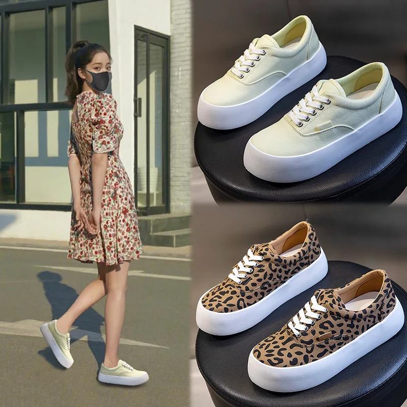 

Canvas shoes women 2021 new summer ladies casual single shoes breathable flat women shoes women