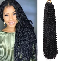 

18" 22 Strands Synthetic Pre twisted Passion Twist Crochet Hair Crochet Braids Hair Extension