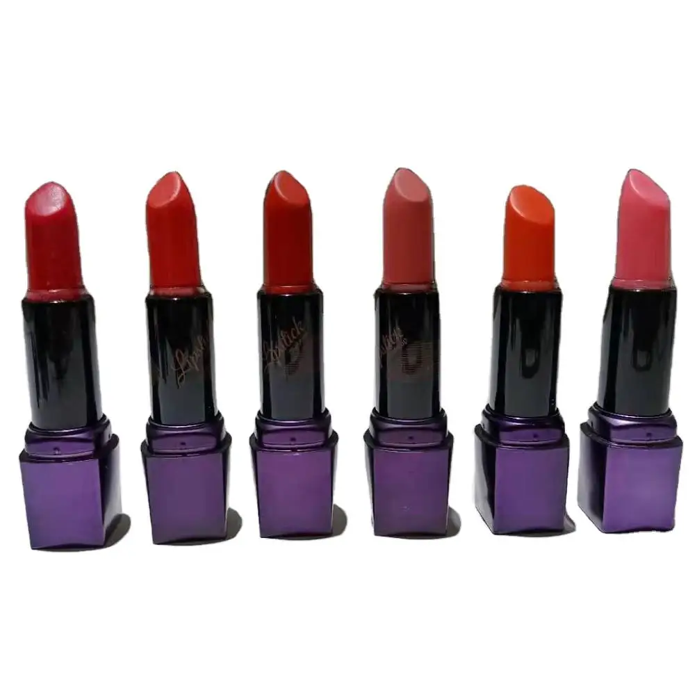 

Ready To Ship Natural Cosmetics 6 Colors Lipstick Long Lasting Waterproof Lipstick OEM Manufacturer