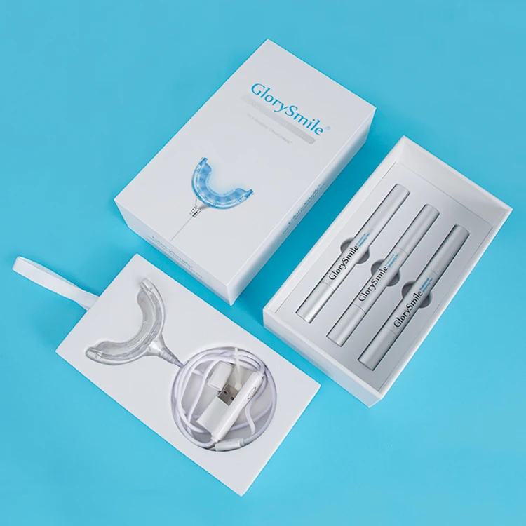 

Glorysmile 16minutes automatic timing customize teeth whitener kit teeth bleaching kit with Private Label