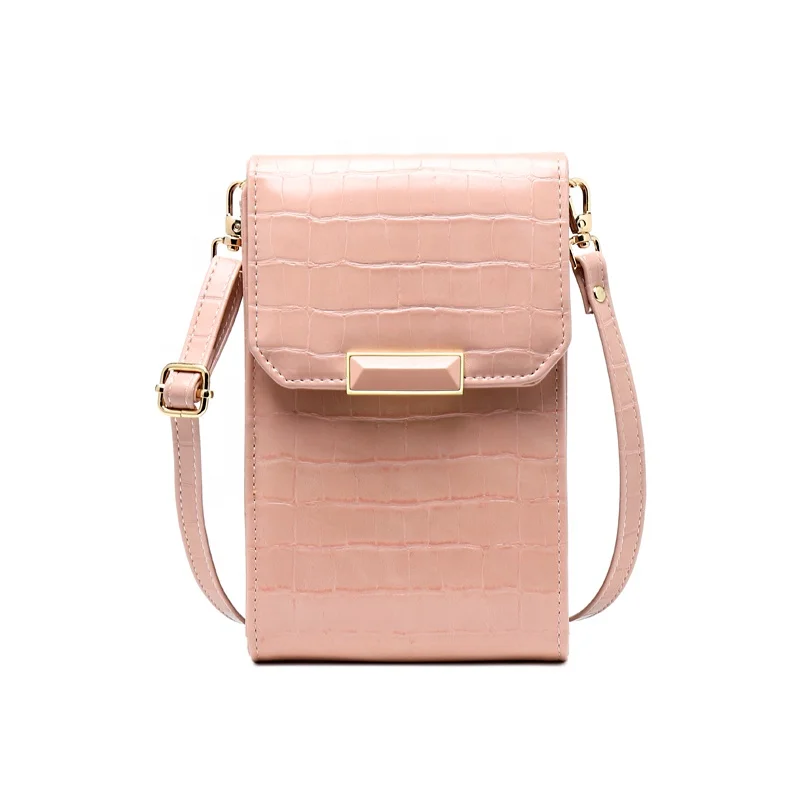 

MIYIN 2022 new models Elegant fashion pu small mobile phone bag shoulder strap bag