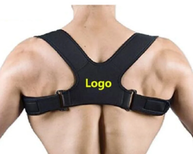 

Posture Corrector Back Support Belt Shoulder Bandage Back Orthopedic Spine Posture Corrector Back Pain Relief, Black