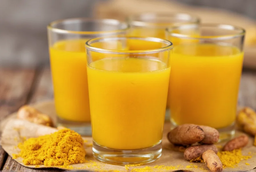 Comparison of fresh ingredients versus store-bought turmeric ginger shot products