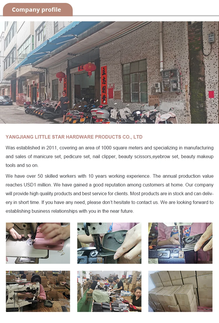 professional manicure kit in set