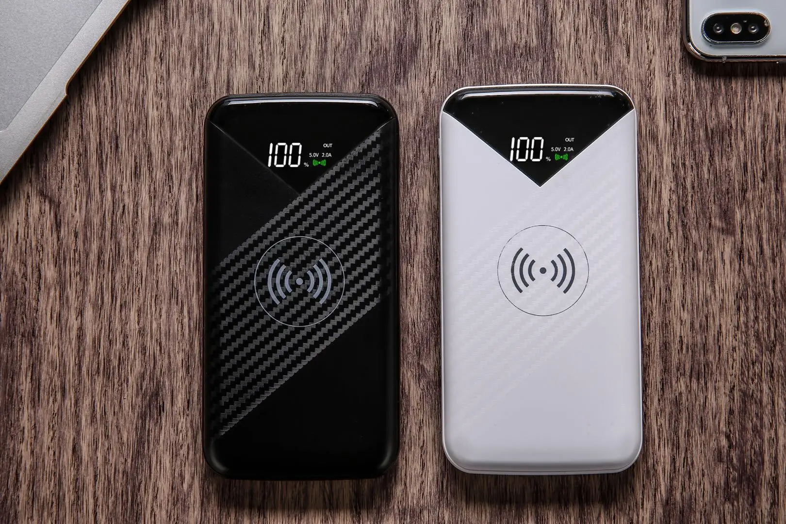 10000 mah Power Bank External Battery Bank Built-in Wireless Charger Powerbank Portable QI Wireless Charger for Samsung - ANKUX.COM