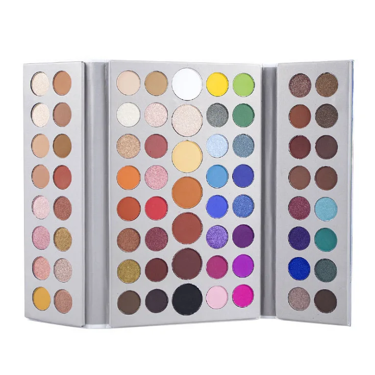 

High Quality Private Label Makeup Eyeshadow Shimmer Pigmented eye shadow palette New Eyeshadow make up eye shadow palette, Custom color accepted