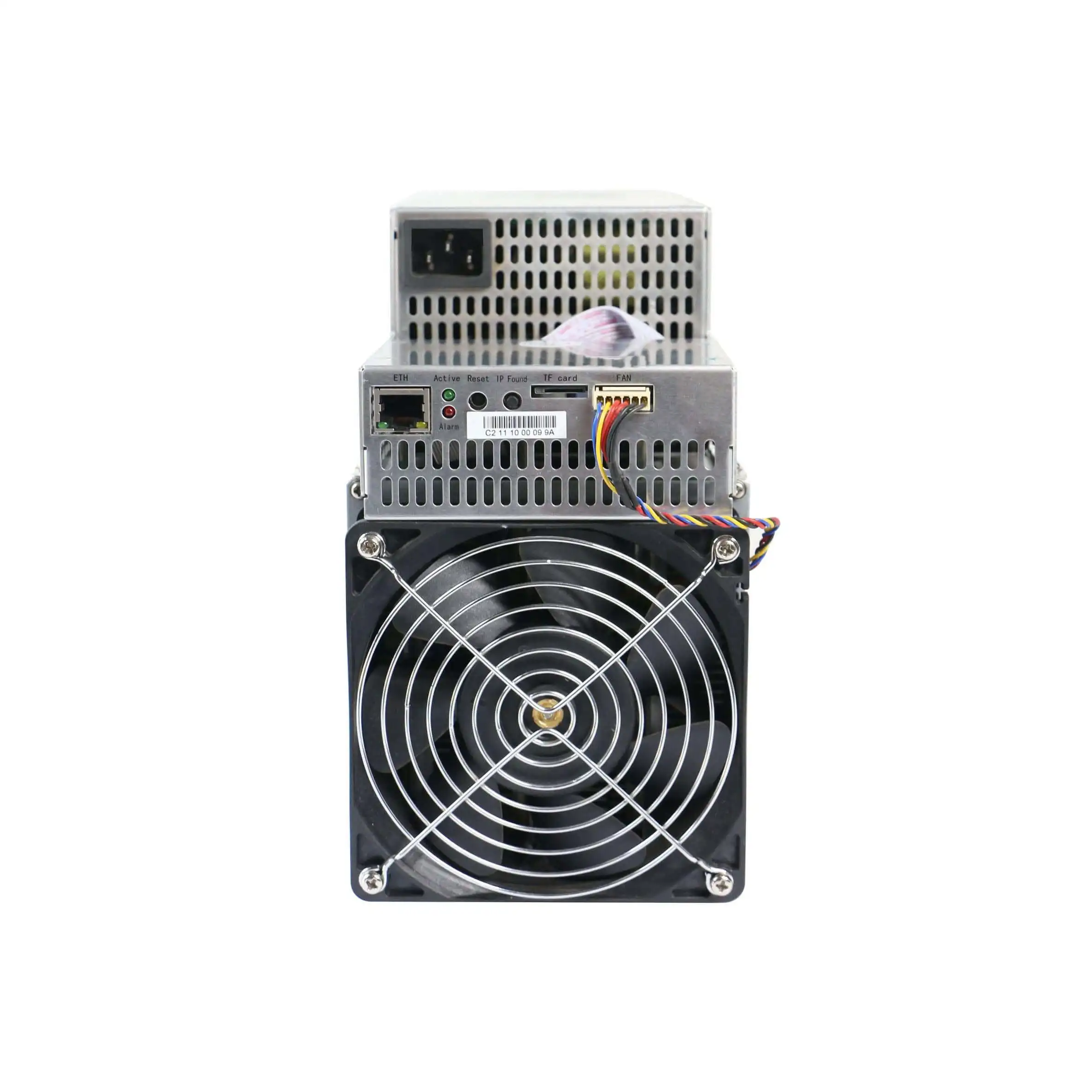 

Whatsminer miner M10 from MicroBT mining SHA-256 algorithm with a maximum hash rate of 33TH/s for a power consumption of 2150W