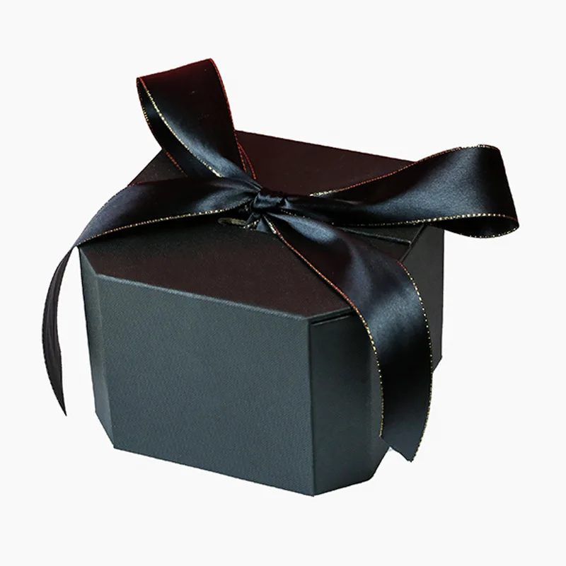 

ODM/OEM New Octagon Creative Gift Box with Hand Moon Cake Gift Octagon Box Cosmetics Lipstick Box Customized, Pure color