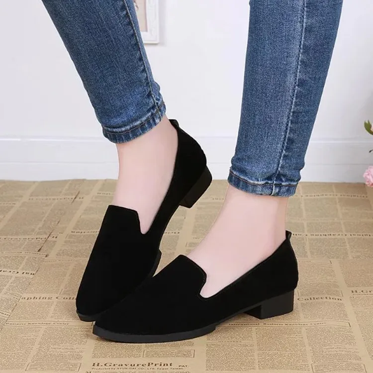 

Best selling ladies new fashion comfortable shallow mouth beautiful flat casual shoes, As the picture show