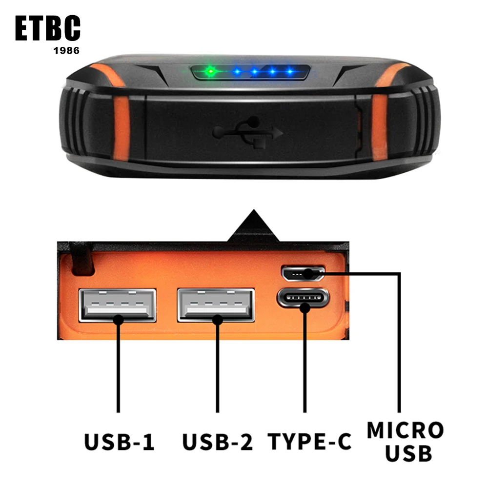 Wireless Waterproof Mobile Solar Charger Power Banks 20000mah Solar Power Bank With LED Light - ANKUX.COM