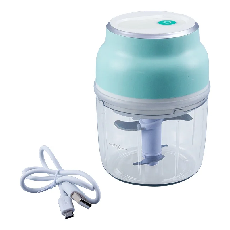 

In stock 230ml/300ml mini USB electric garlic chopper vegetable grinder food cutting garlic press chopper, Green