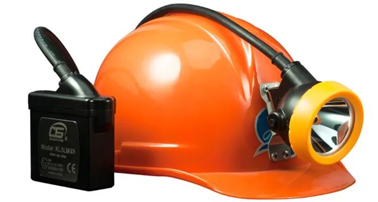 KL5LM flashlight & torches mining helmet light lampara minera mining headlamp miner cap lamp 