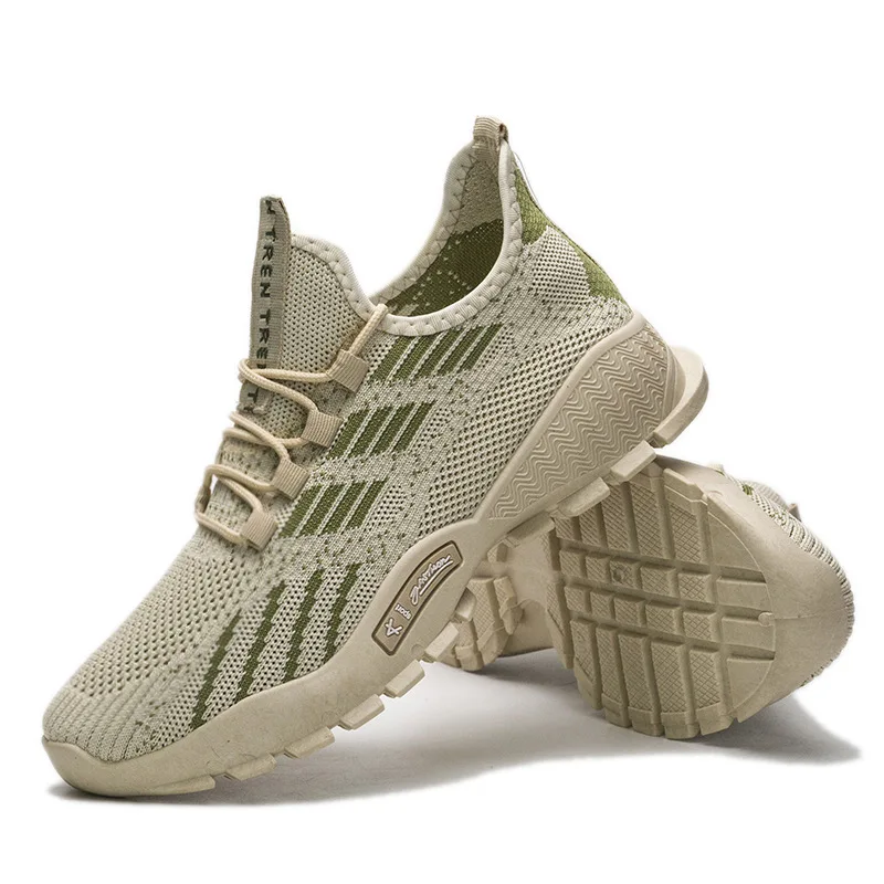 

High quality outdoor luminous running shoes men's custom non-slip sneakers, 2 colors