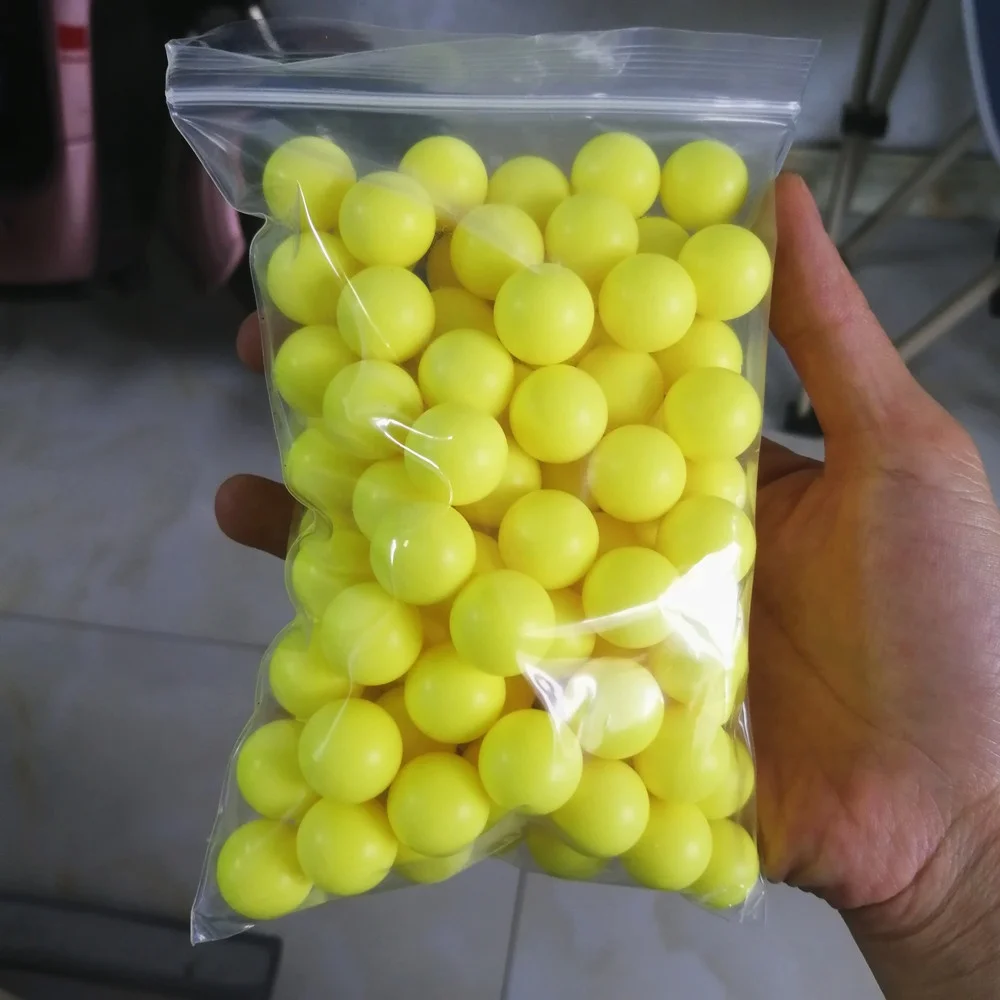 
0.5cal 0.68cal Colored plastic balls 17mm paintballs balls manufacture 